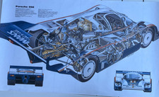 PORSCHE FACTORY POSTER LOT OF 2 picture