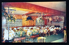 Vintage The New Colonial Interior Swordfish Rochester NY Dining Room Postcard  picture
