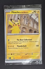 Pokemon Pikachu At The Museum x Natural History London Jumbo Promo Card - Sealed picture