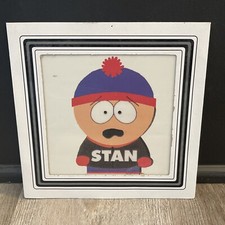 Vintage South Park Carnival Fair Prize Picture Glass 8x8 Stan picture