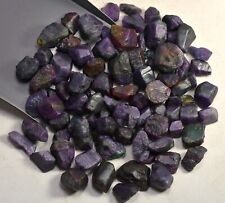 800GM Natural Purple Ruby Corundum Gemstone Rough Trapiche Crystals Lot @Kashmir picture
