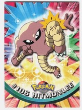 Hitmonlee Base Topps Pokemon TV Animation Edition Series 2 106 NM picture