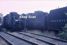 Original 35mm Kodachrome Slide PRR Pennsylvania Railroad Train Damage Scrap 1966 picture