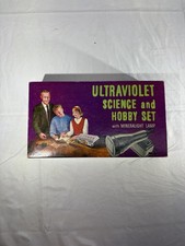 Vintage 1960s Mineralight Ultraviolet Science Hobby Set UV Lamp Working picture