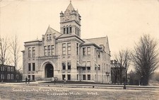 J59/ Cassopolis Michigan RPPC Postcard c1910 Cass County Court House 297 picture