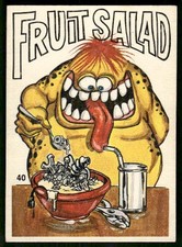 1970'S Donruss Odder Odd Rods Sticker #40 Fruit Salad picture