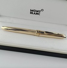 Montblanc Gold Luxury Writing Pen Elegant Design Collectible Gift picture