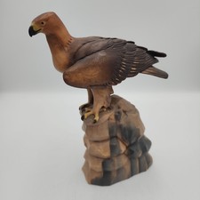 ANRI ITALY CARVED WOODEN EAGLE FIGURINE 8