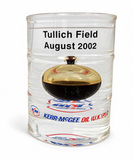 Vintage 2002 North Sea First Oil Paperweight - Tullich Field - Kerr-McGee 100% picture