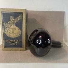 Vintage 1940’s / 50’s Amber 150 watt with sleeve light bulb Works Studio Light picture