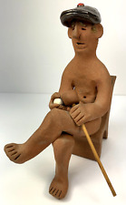 Vintage Louis Rizzo Hollis Nude Golf Player Man Original Art Sculpture Gift Idea picture