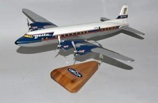 Delta Airlines Douglas DC-7 Golden Crown Desk Top Display Model 1/72 SC Airplane picture