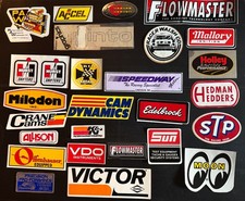 Lot of 26 Vintage 1970's 80's Original Drag Racing Hot Rod Muscle Car Stickers picture