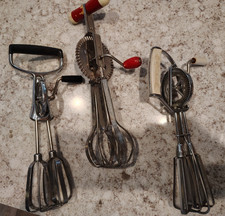 Vintage kitchen -- Antique 1950-60's Egg Beaters/Hand Mixers picture