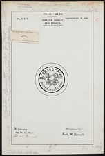 Photo:1898 Deer Foot Farm Southborough MA Robert M Burnett Dairy Trademark picture