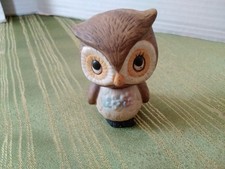 Vintage MCM Kitsch Owl Figurine Ceramic/Porcelain 3