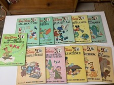 Lot Of 11 Disney Fun To Read Vintage Hardcover Books 1983 picture