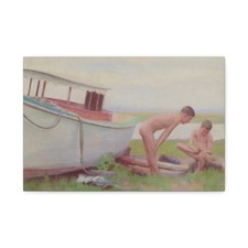 Thomas Anshutz, born Newport, KY - Sand Burr - ca. 1894 - Canvas Wall Art picture