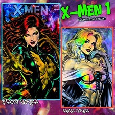 X-men 1 BossKong Original Art Sketch Cover 1/1  Jean Grey / Emma Frost picture