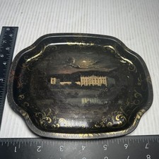 Patricia Machin Metal Tray Chatsworth Home of the Dukes of Devonshire 7.5