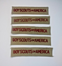 Uniform Program Strip Tan Lot Of 5 Boy Scouts of America BSA Patch picture