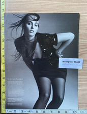 Sophie Auster & Aurelia Thierree In Armani 2 Scene 10x13 Magazine Photograph picture