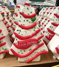 Little Debbie Christmas Tree Cake Blow Mold LED Lighting 22 Inches Tall picture
