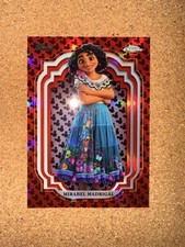 2024 Topps Disney Chrome Mirabel #182 Red Mickey Print Refractor 15/28 picture