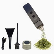 Electrical Metal Grinder Automatic Tobacco Herb Crusher BlUE *USA SELLER picture