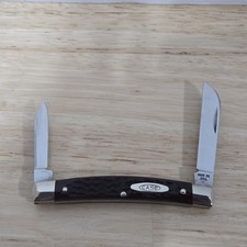 VINTAGE CASE XX 62052 USA 6-DOT 1974 RED BONE PEN KNIFE  BEAUTIFUL picture