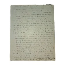 1828 ALS Wm M Burwell Letter re Col James Callaway, Daniel Boone & Mohicans picture