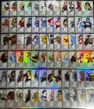 2023 Topps Chrome Disney 100 Mickey/Minnie/Elsa Refractor Full Set 1-100 Lot 100 picture