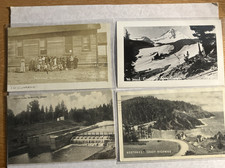 Unique Vintage Oregon 4 Real Photo Postcard Lot RPPC Towns Coast Mountains (9) picture