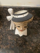 Vintage Lady Head Vase/Planter Napco 1956 C2633C 6
