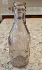 Vintage Antique 1899 O.D. Smith Bottle Soda Pop Anamosa IA Iowa Crown Top RARE picture