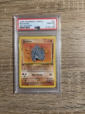 1999 1st Edition Rhyhorn 61/64 Jungle Pokemon TCG First Edition picture