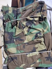 Vintage US Army M65 Field Pants Mens Medium Woodland Camo Cold Weather BDU 1980s picture