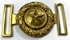CIVIL WAR CS CSA TEXAS CONFEDERATE OFFICER BELT BUCKLE picture