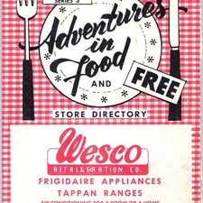 c1960s El Monte CA Food Giant Store Directory Wesco Flying A Service Gas Recipes picture