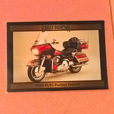 Harley-Davidson 1991 FLTC Factory Custom Ultra Classic Tour Glide Card/Plaque picture