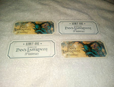 Lot of (4) Pan's Labyrinth 20th Anniversary Admit One Collectible Ticket Set  picture