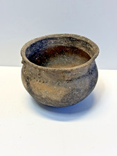 Antique & Archaic Native American Pottery Vessel; Incised Pattern; Poinsette, CO picture