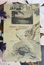 1915 Japan Imperial Government Railways Travelers Handy Guide PPIE Scarce picture