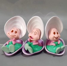 Disney Alice in Wonderland 3PCS Baby Oyster Shell Set Collection Figurine Toys picture