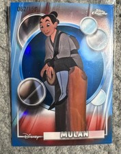 MULAN 2026 TOPPS CHROME DISNEY BLUE REFRACTOR #62/150 picture