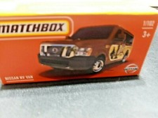 2022 Matchbox Power Grabs Nissan NV Van 1/102 Boxed Diecast New Release picture