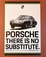 ORIGINAL PORSCHE POSTER / THERE IS NO SUBSTITUTE POSTER / 1967 911 R picture
