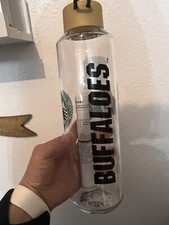 NWT Starbucks CU Campus University of Colorado Buffaloes Strap Water Bottle picture