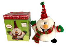 Kids of America Christmas Spinning Snowman, Animated Dances To peppermint twist picture