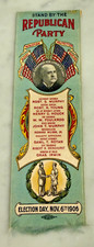 1906 Republican Campaign Ribbon – Edwin S Stuart Governor Pennsylvania Political picture